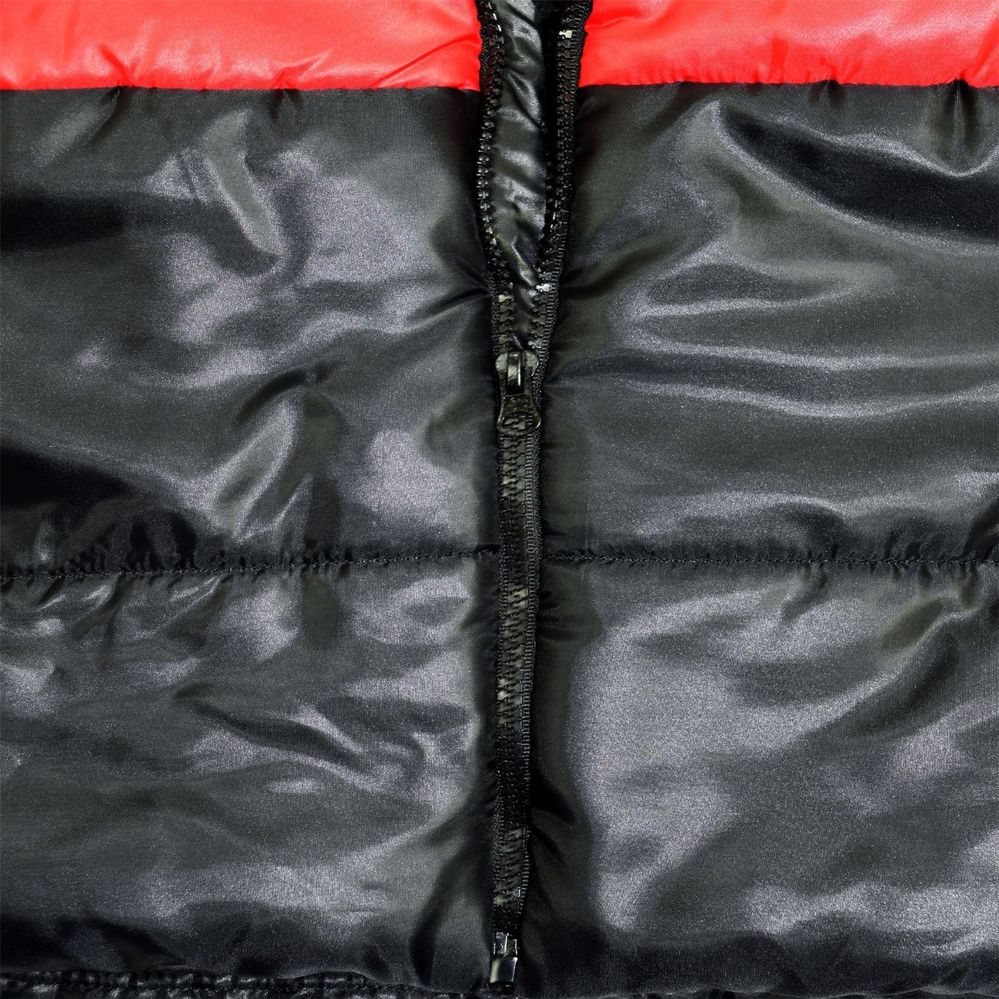 Kids Girls Boys Contrast Panel Jackets Hooded Padded Quilted Warm Coats 5-13 Yr