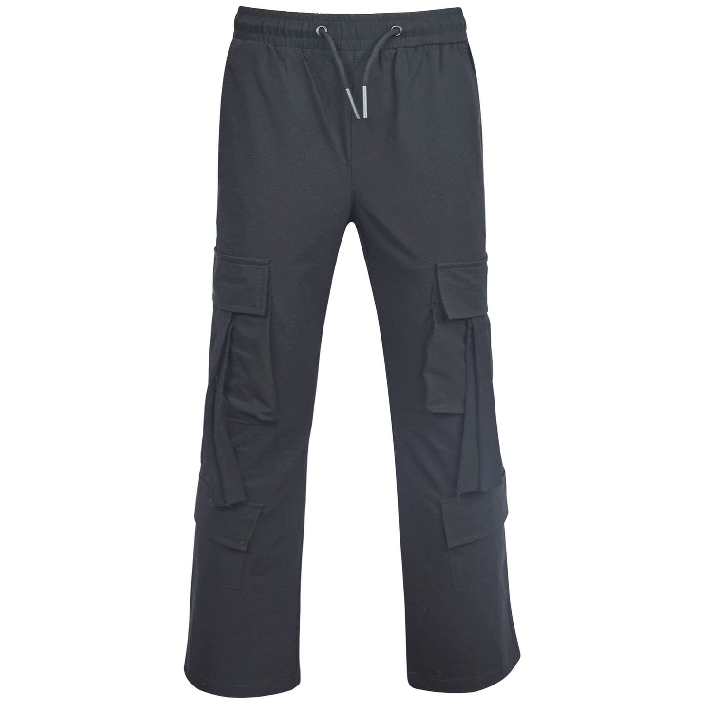 Kids Girls Cargo Trousers Elasticated Waist Comfortable Joggers Activewear Pants