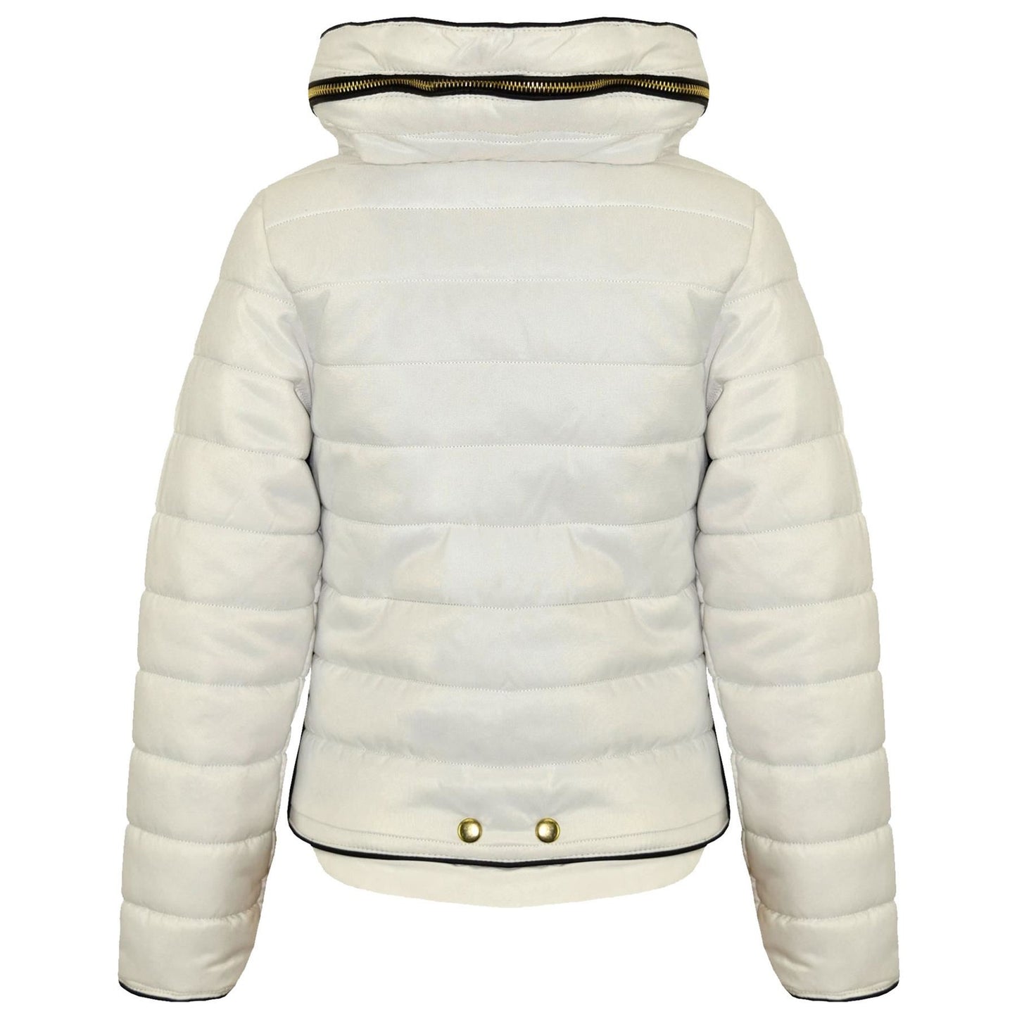 Girls Jacket Kids Padded Puffer Bubble Fur Collar Quilted Warm Thick Coats 3-13 Y