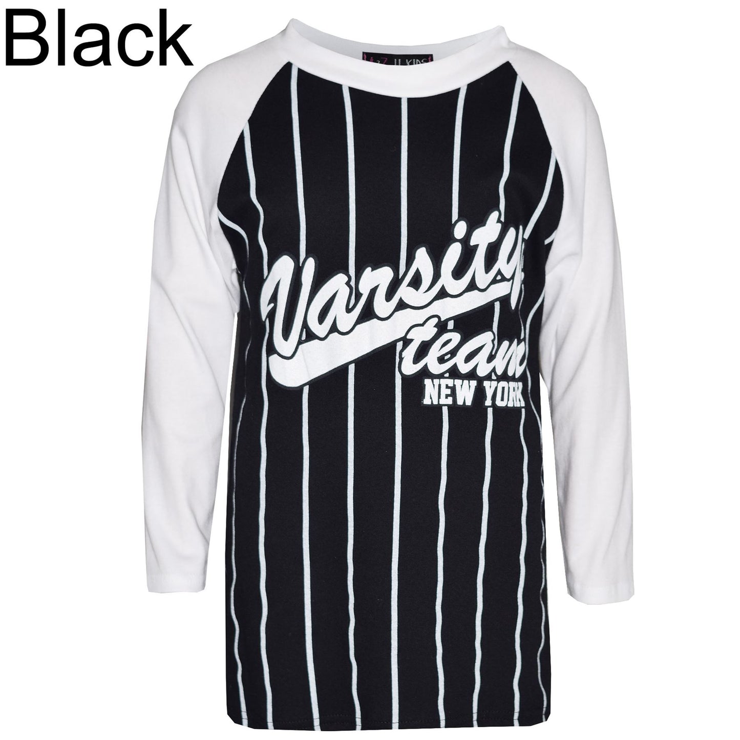 Boys Top Kids Designer's Varsity Team New York Print T Shirt Tops Age 7-13 Years