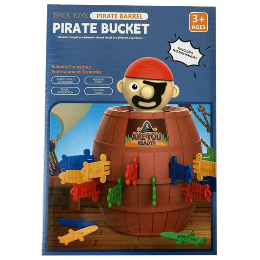 A2Z 4 Kids Pirate Barrel Pop-Up Classic Sword Surprise Game Toy for Kids Age 3+