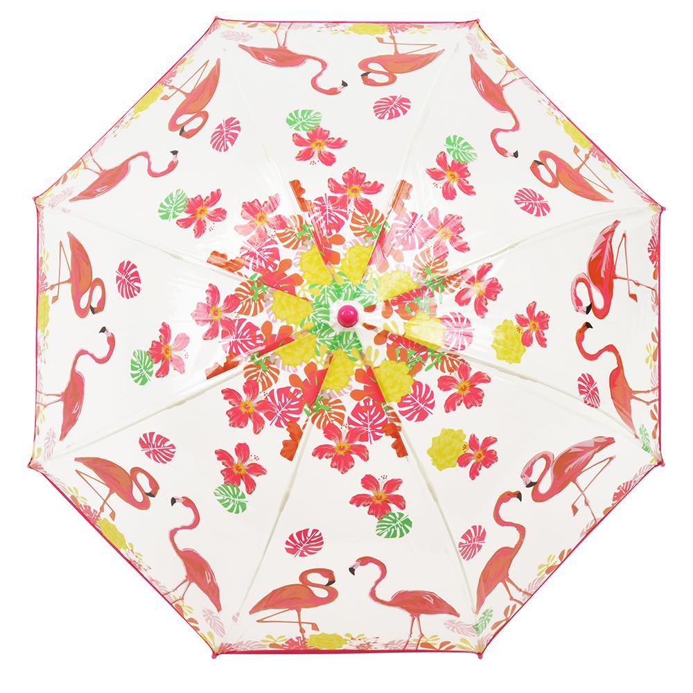 A2Z Kids POE Clear Dome Umbrella Wind and Rain Resistant Outdoor Travel Brolly