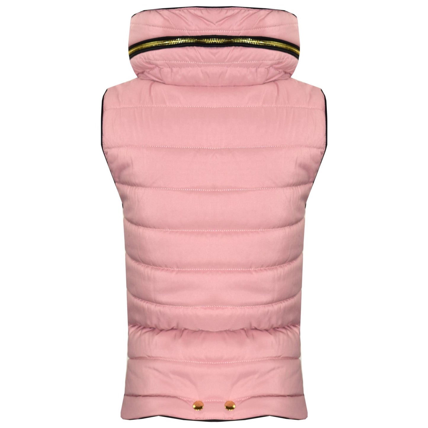 A2Z 4 Kids Girls Sleeveless Hooded Baby Pink Padded Quilted Puffer Bubble Gilet Bodywarmer Jackets For Girls Age 5-13 Years