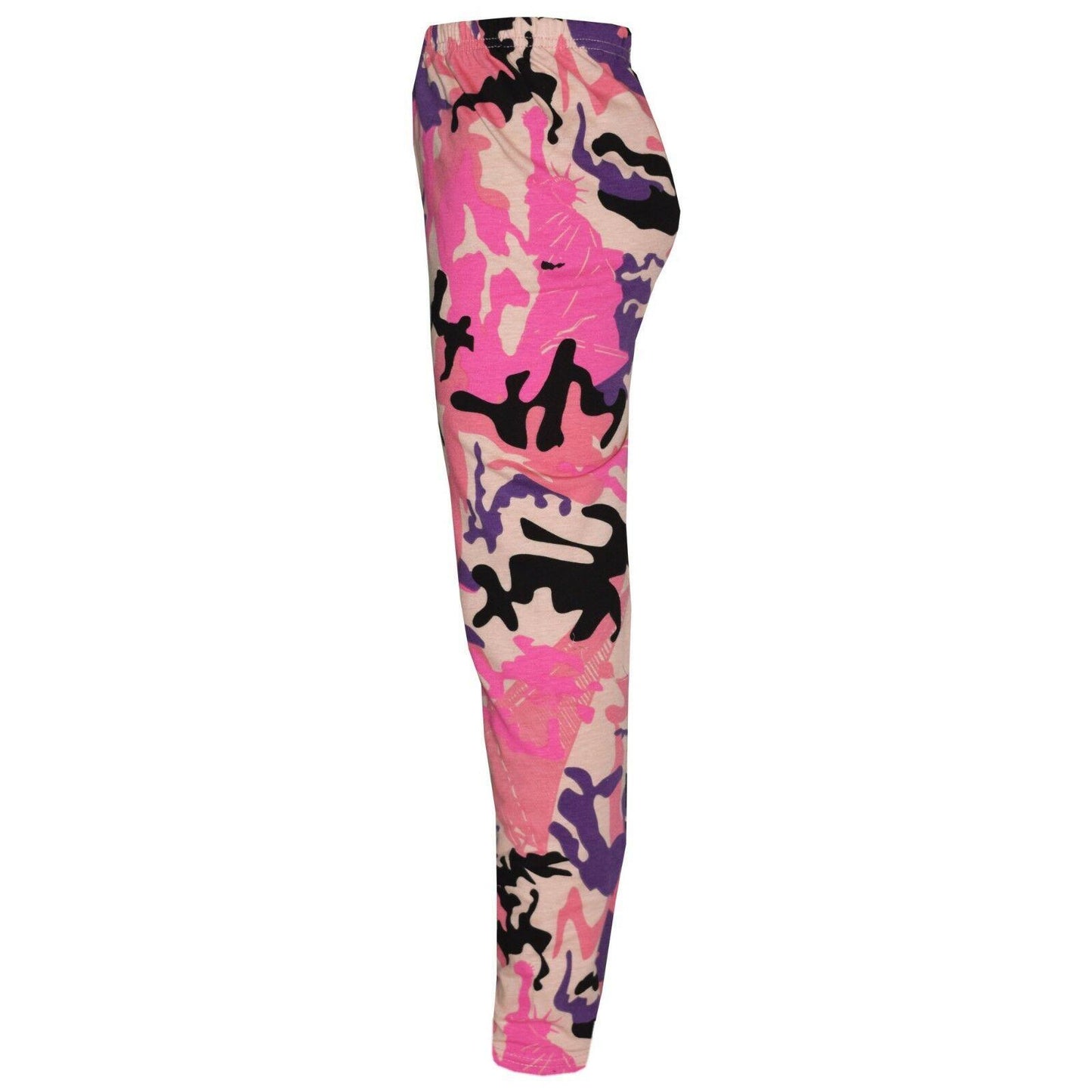 Kids Girls Legging Designer's Camouflage Print Trendy Fashion Leggings 5-13 Year