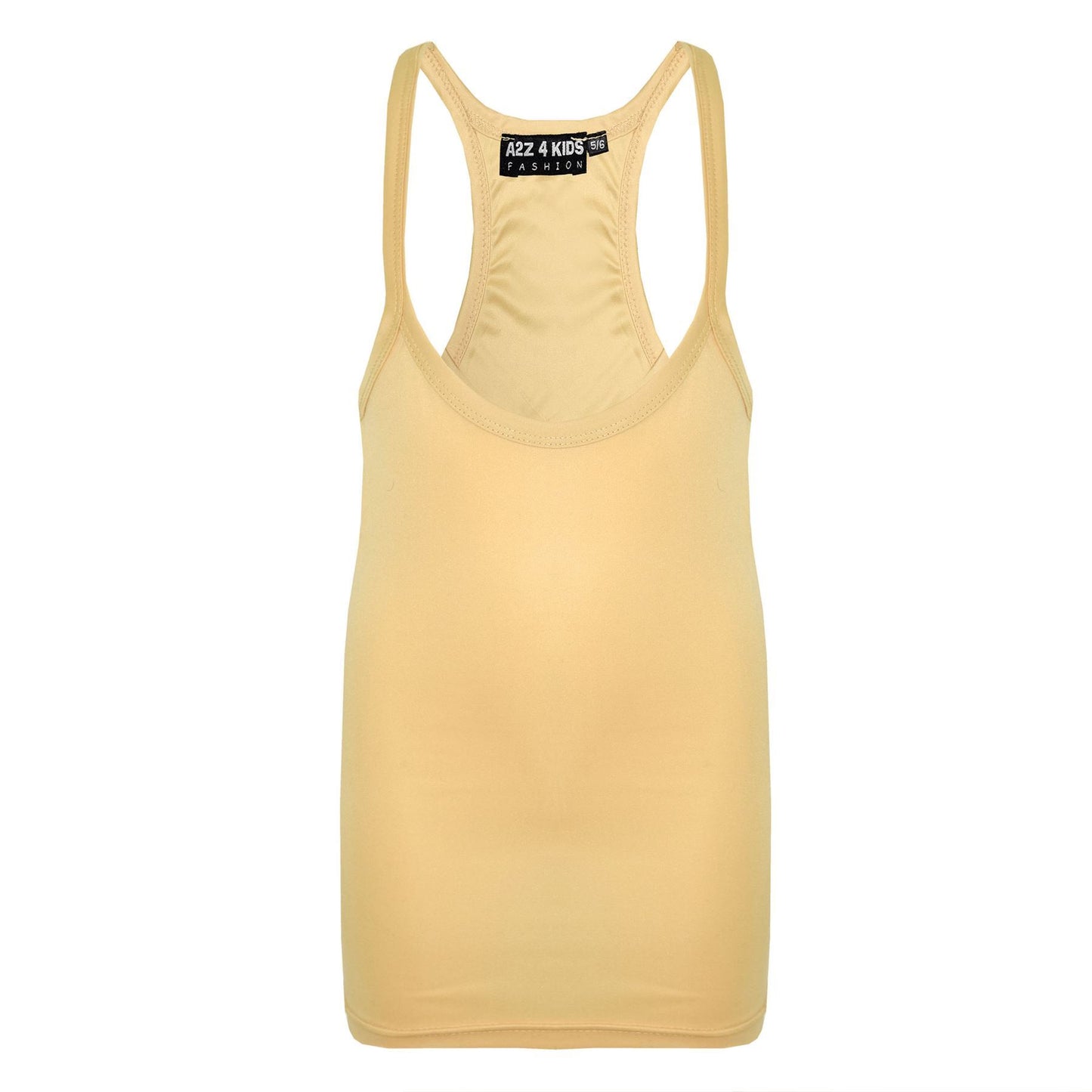 Kids Girls Childrens Vest Top Tank Top Fitted Age 5-6, 7-8, 9-10, 11-12,13 Years