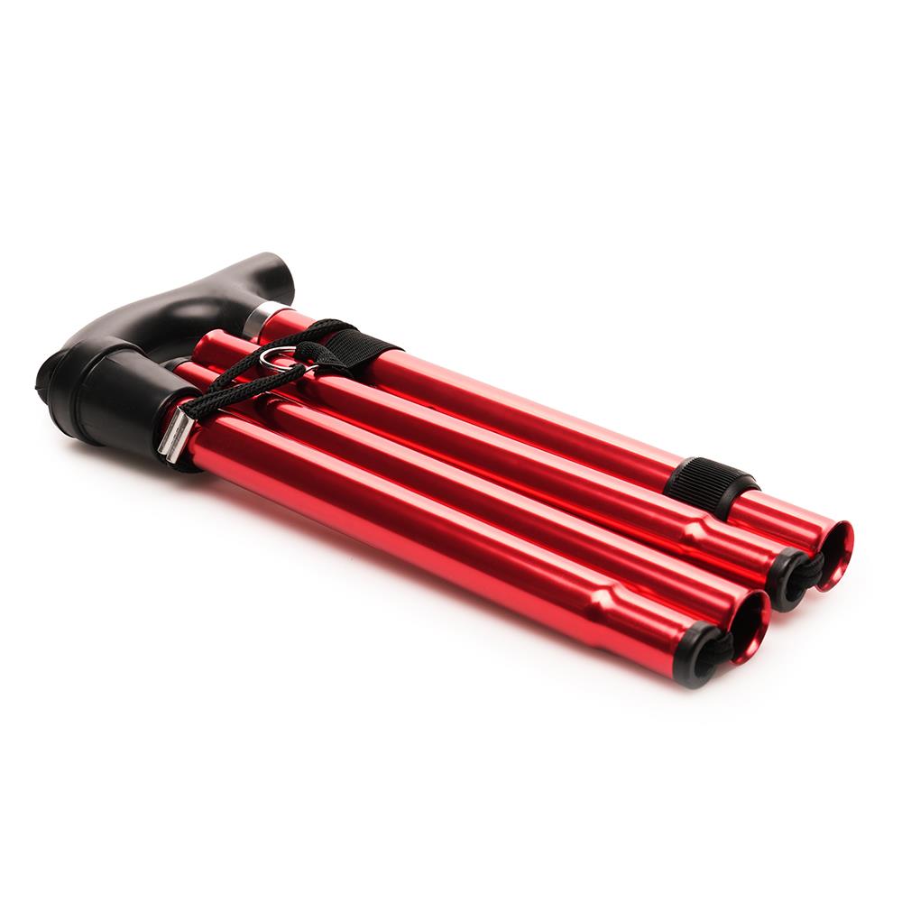A2Z Unisex Lightweight Foldable Walking Stick Adjustable Height Ergonomic Handle