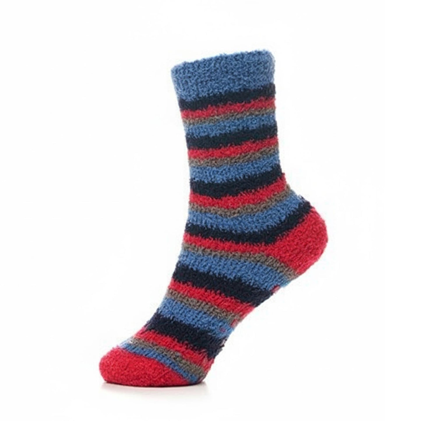 Kids Boys Cosy Thermal Socks Super Soft Fluffy Warm Non Skid Grippers Socks