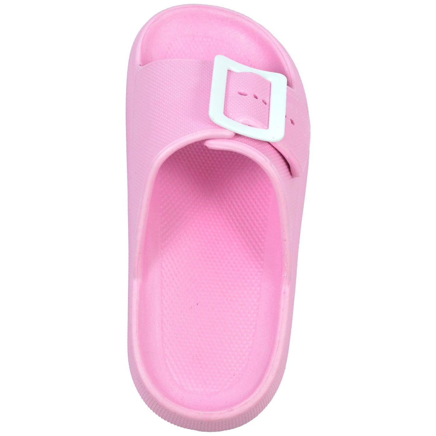 A2Z Girls Teens Open Toe Knitted Effect Lightweight Flat Ladies Walking Sliders