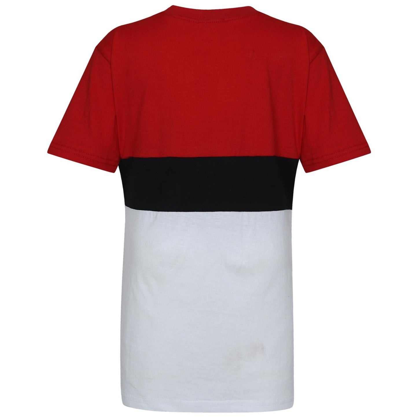 Kids Colour Contrast Panel Top & Shorts Set Summer Wear Girls Boys Age 5-13 yrs