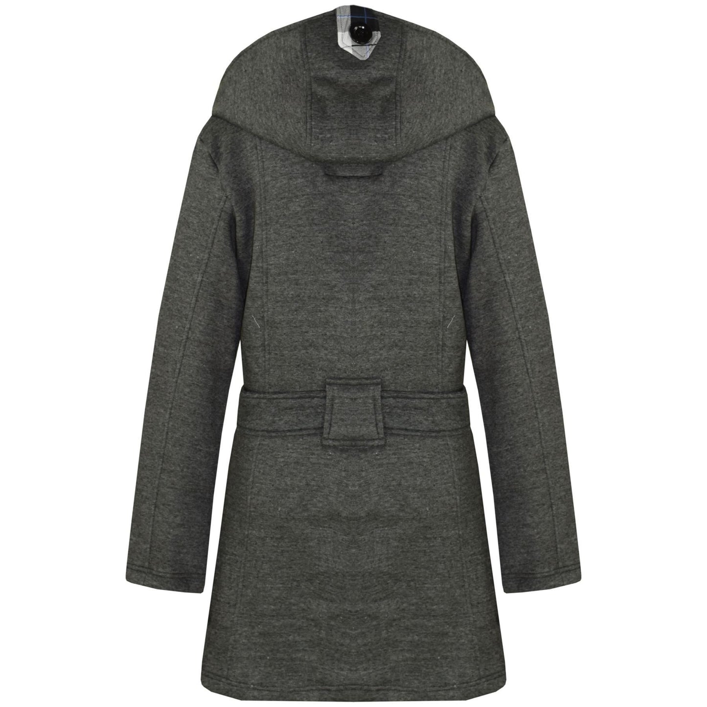 A2Z 4 Kids Kids Girls Parka Jacket Hooded Trench Coat Fashion Wool Blends Warm Padded Charcoal Jacket Oversized Lapels Belted Cuffs Long Overcoat New Age 5 6 7 8 9 10 11 12 13 Years