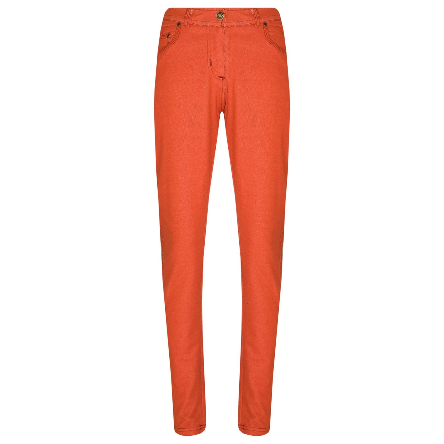 Kids Skinny Jeans Girls Stretchy Jeggings Fit Pants Coloured Trousers 5-13 Years