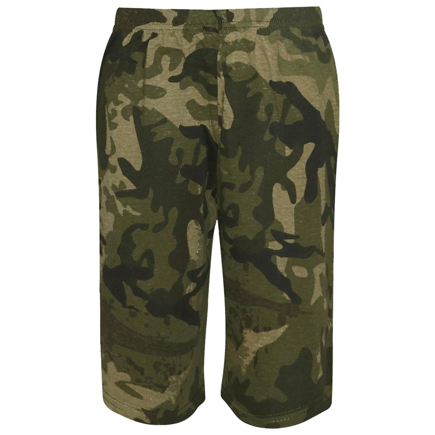 Kids Boys Long Sleeve Pyjamas Contrast T-Shirt Shorts loungewear Age 5-13 Years