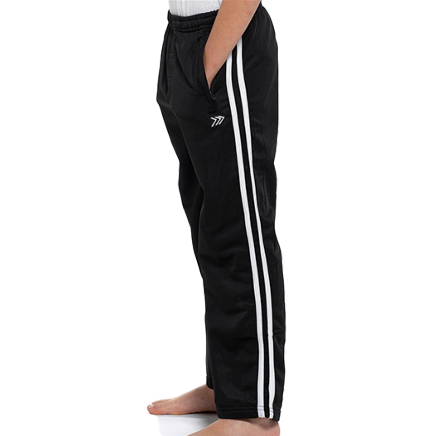 A2Z 4 Kids Unisex Tracksuit Bottoms Joggers Jogging Double Striped Sweatpants