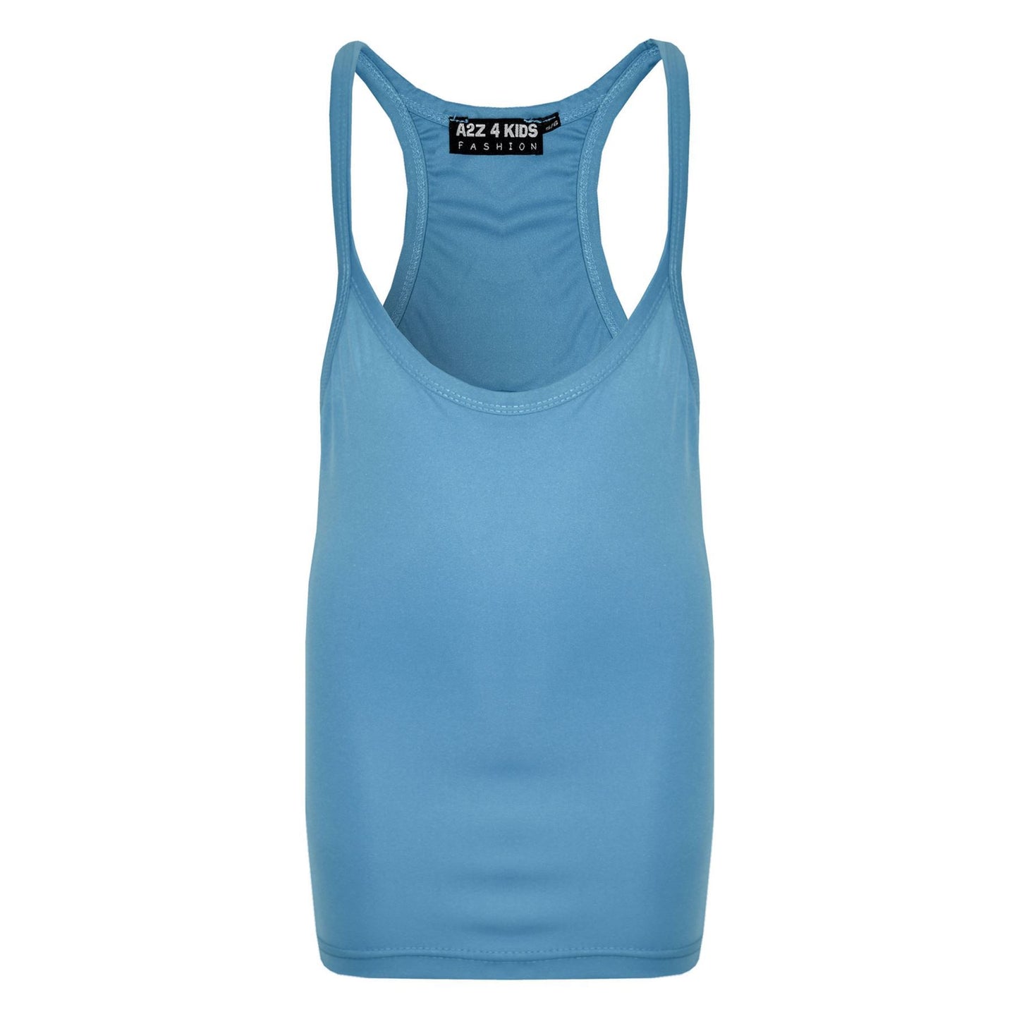 Kids Girls Childrens Vest Top Tank Top Fitted Age 5-6, 7-8, 9-10, 11-12,13 Years