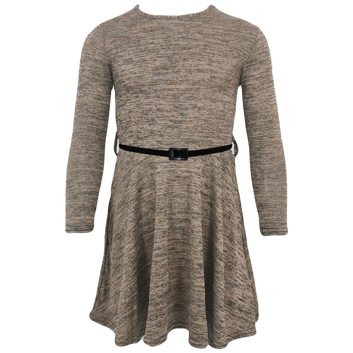 Kids Girls Skater Dress Summer Party Dance Long Sleeves Dresses Age 3-13 Years