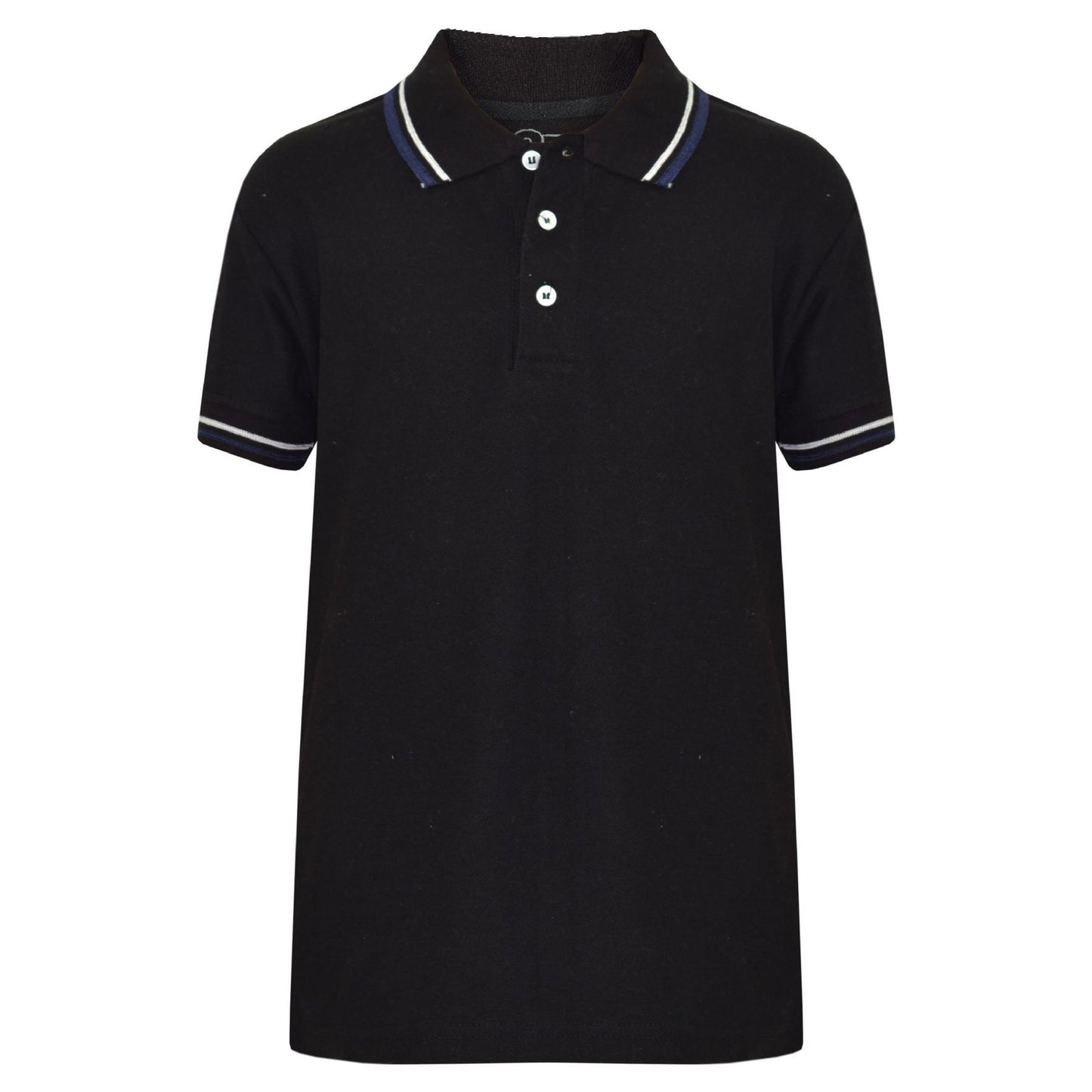 Kids Boys Girls Polo T Shirt Designer Plain Color School T-Shirts PE Top 3-13 Yr
