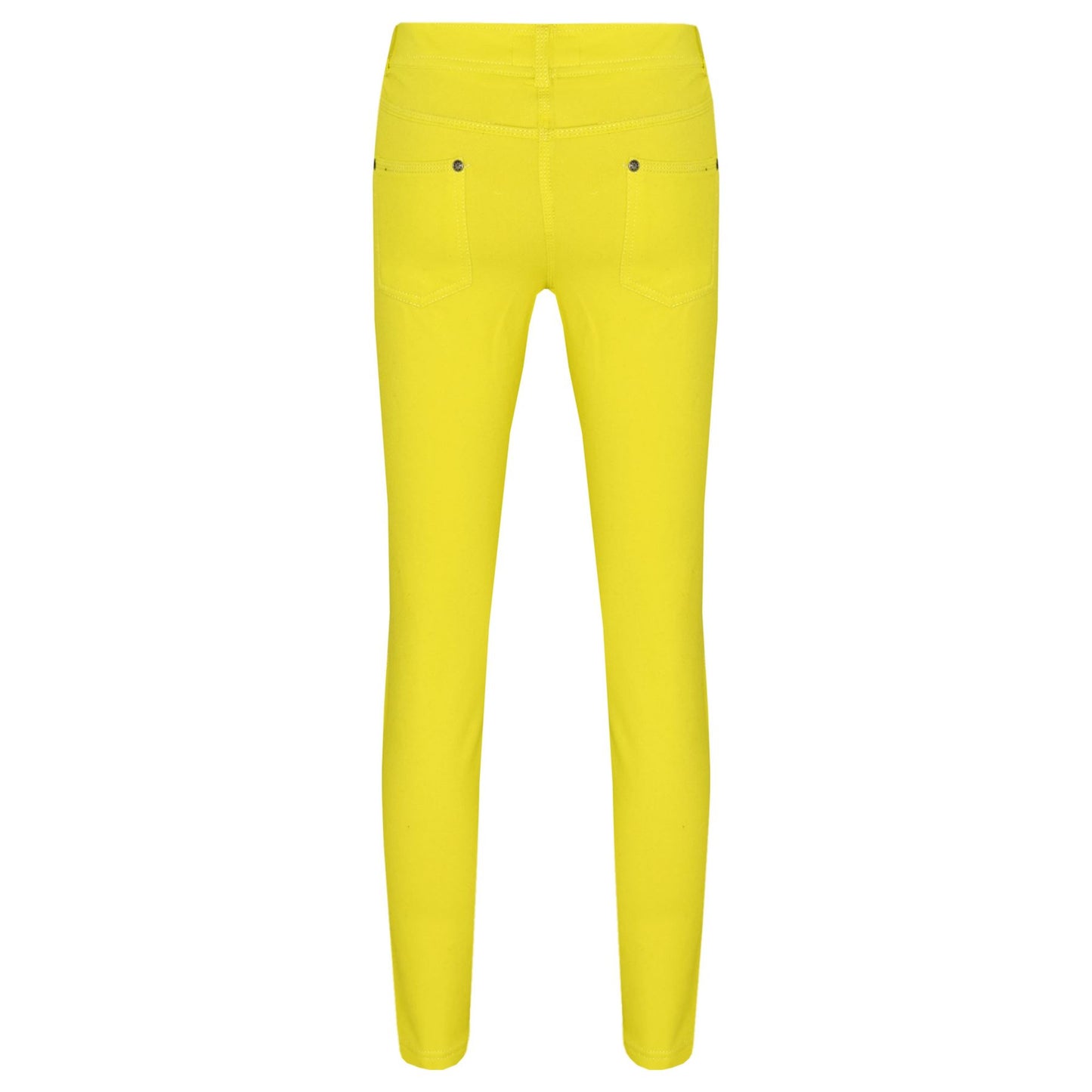 Kids Skinny Jeans Girls Stretchy Jeggings Fit Pants Coloured Trousers 5-13 Years