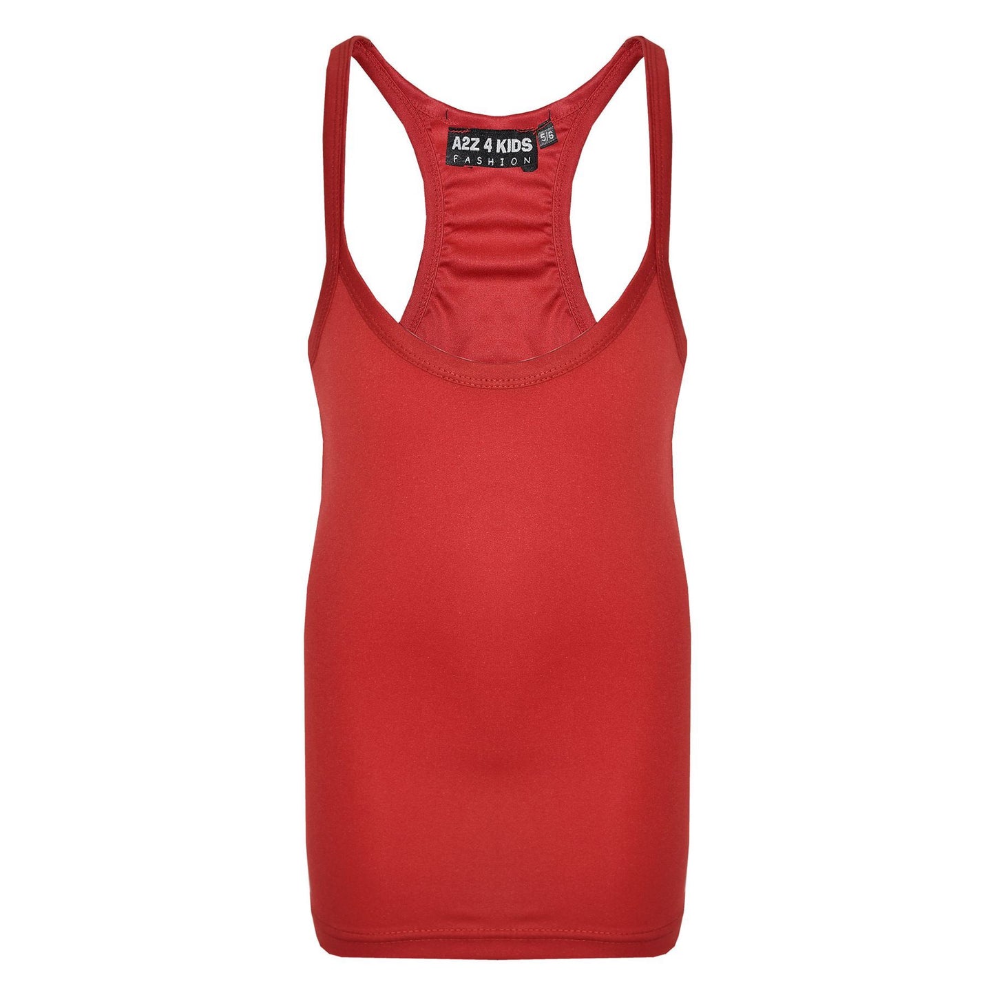 Kids Girls Childrens Vest Top Tank Top Fitted Age 5-6, 7-8, 9-10, 11-12,13 Years