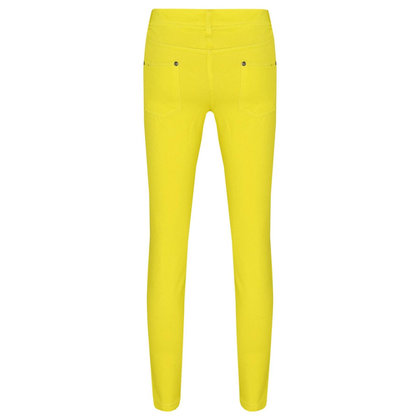 Kids Skinny Jeans Girls Stretchy Jeggings Fit Pants Coloured Trousers 5-13 Years