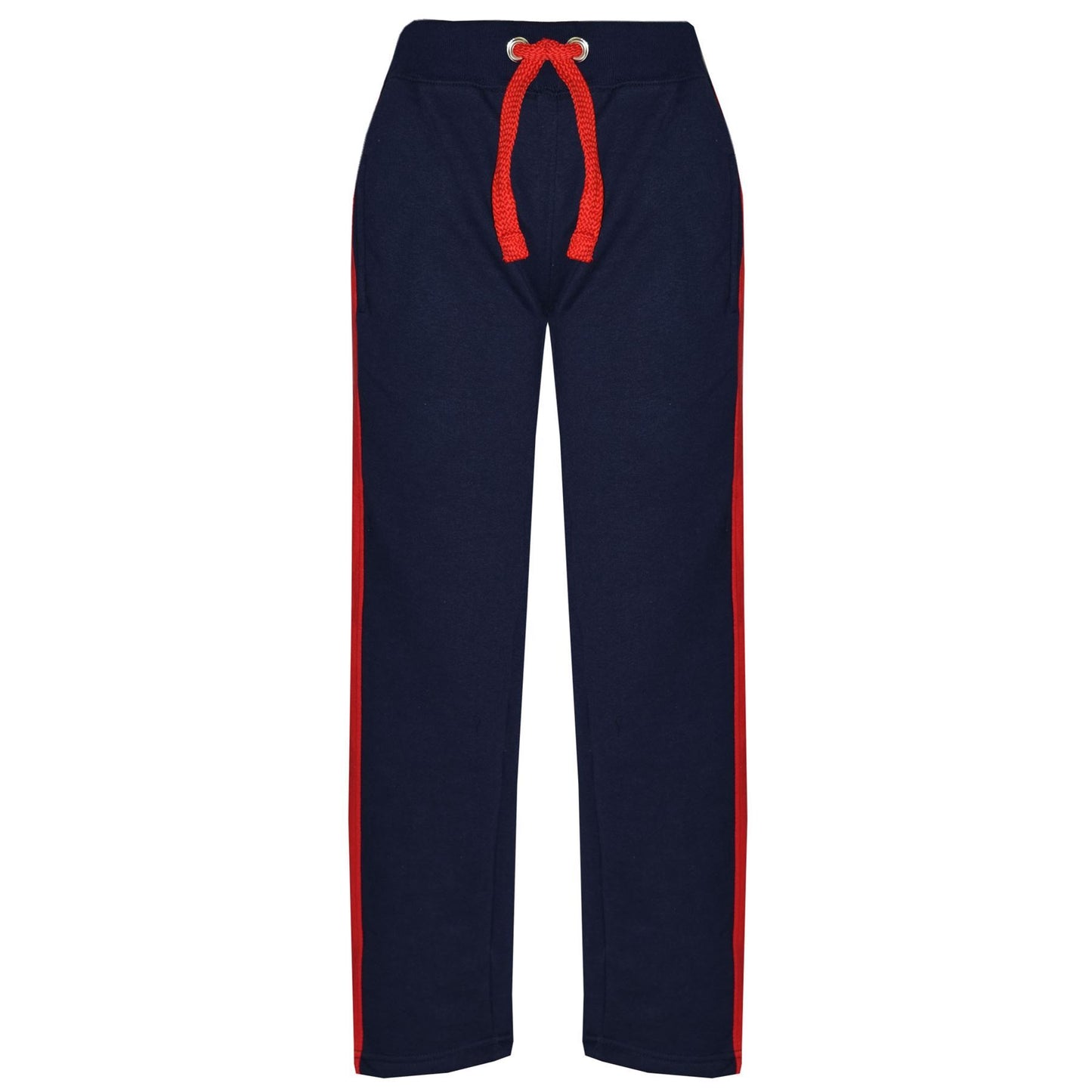 Kids Boys Girls Joggers Contrast Panel Jogging Pants  Casual Trousers 5-13 Years