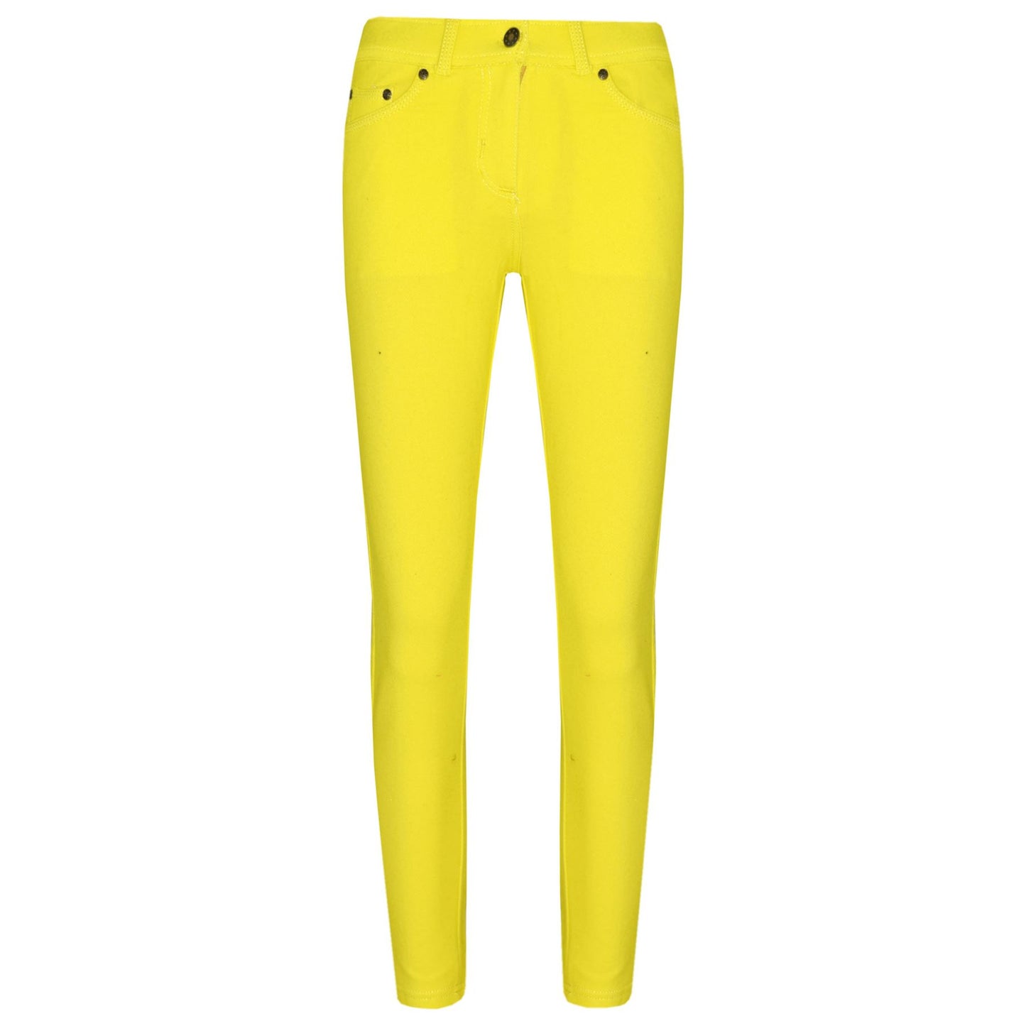 Kids Skinny Jeans Girls Stretchy Jeggings Fit Pants Coloured Trousers 5-13 Years