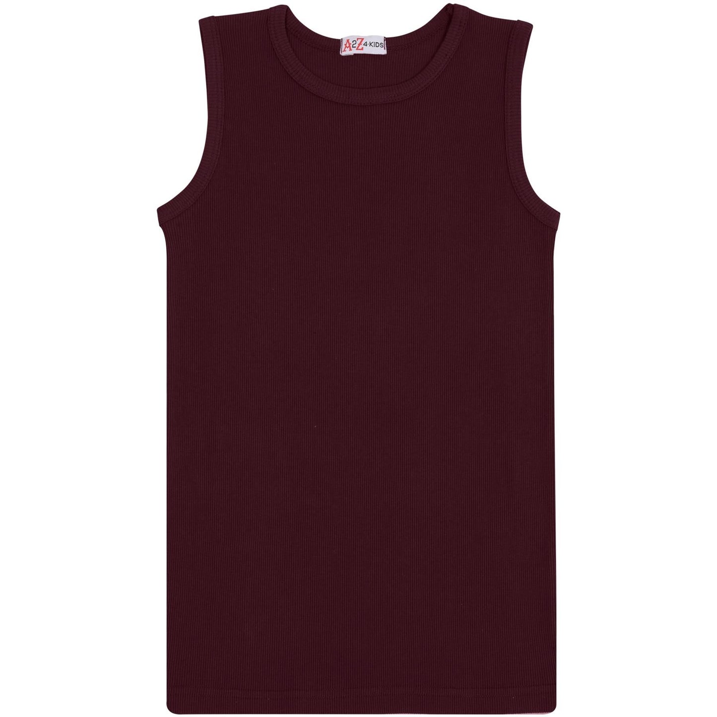 Kids Girls Boys Childrens Vest Top Tank Top Fitted 100% Rich Cotton 2-13 Years