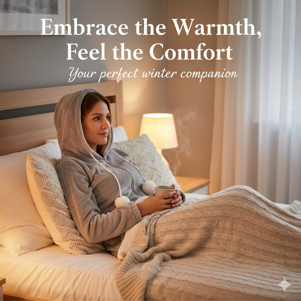 A2Z Ladies Pink & Grey Star Embossed Fleece Onesie with Hood Zip Up Lounge Suit