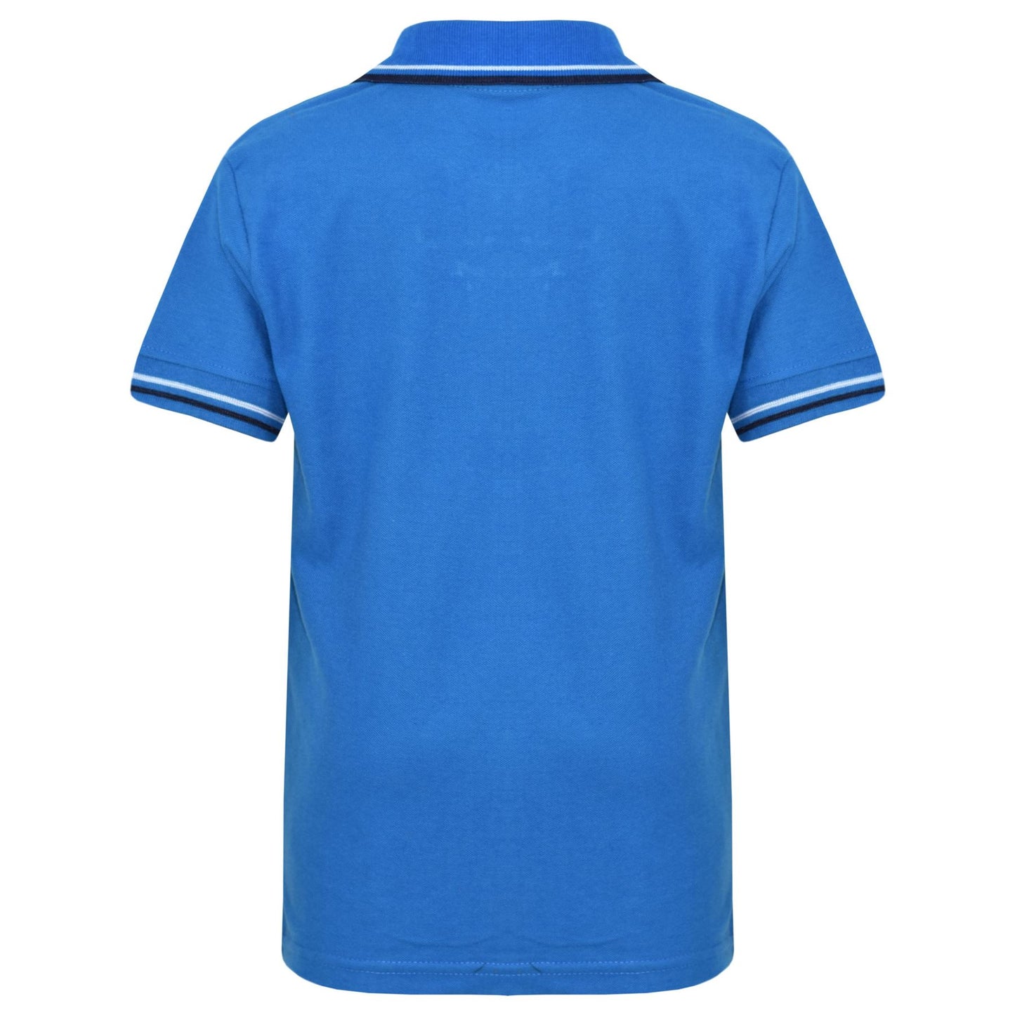 Kids Boys Girls Polo T Shirt Designer Plain Color School T-Shirts PE Top 3-13 Yr