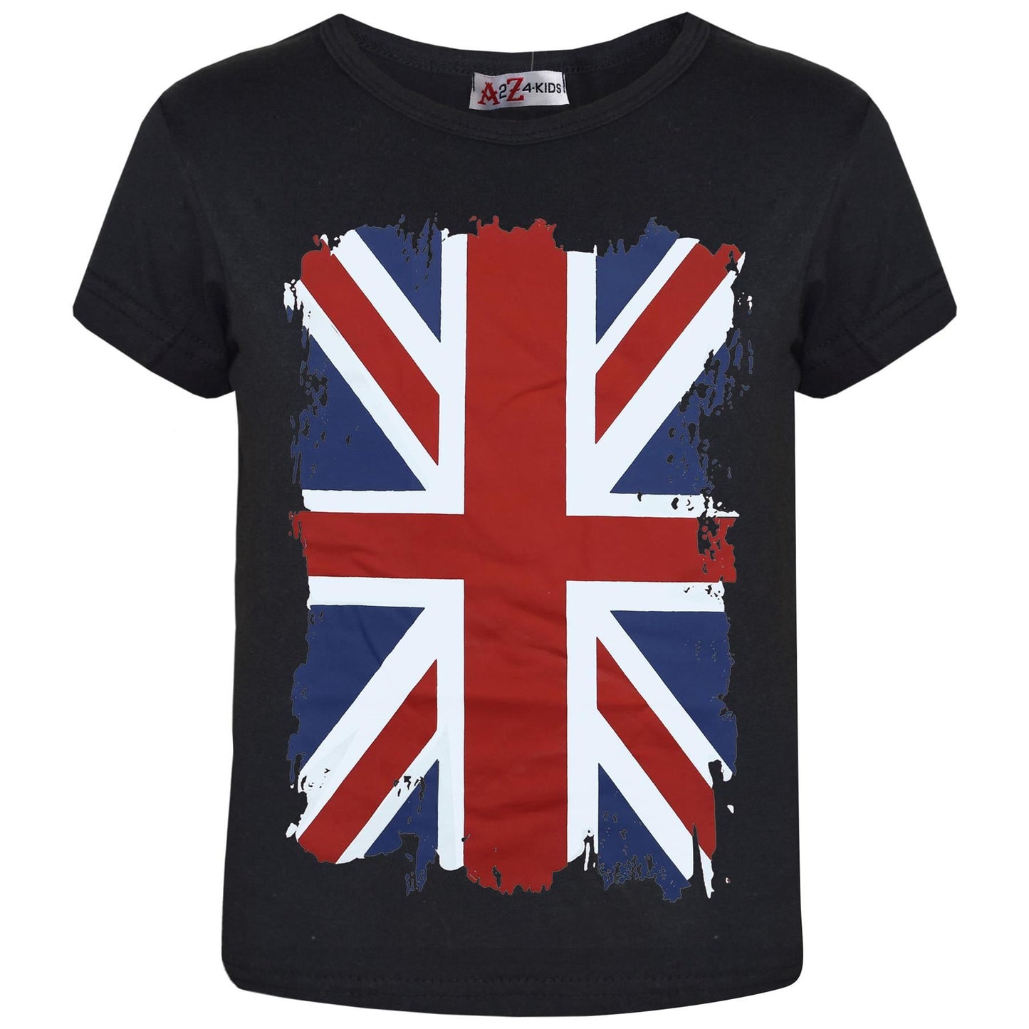 Kids Unisex England Flag Print Football World Cup Soft T Shirt Top
