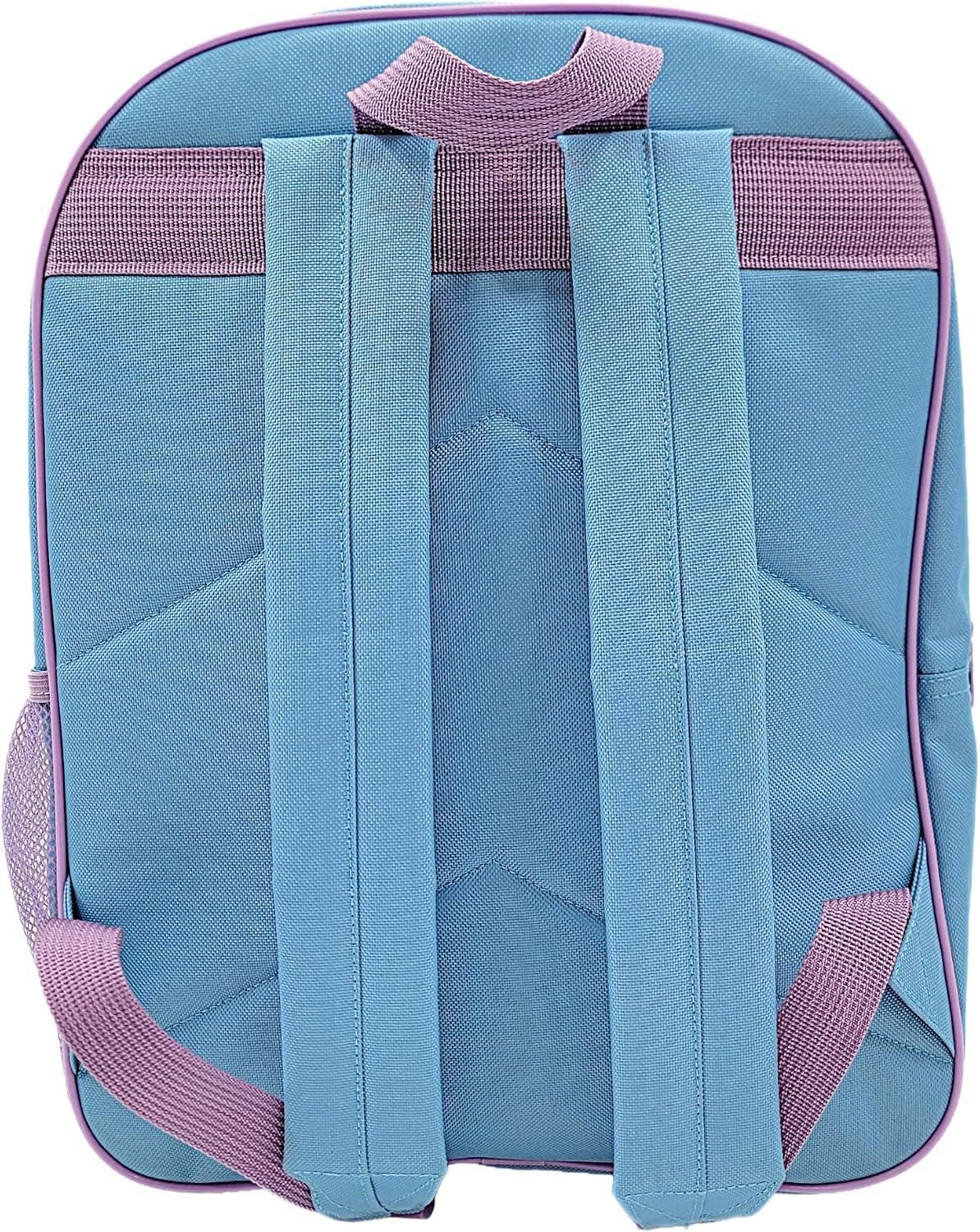 Disney Frozen Elsa & Anna Backpack with Pencil Case Notebook Stickers & Keyring