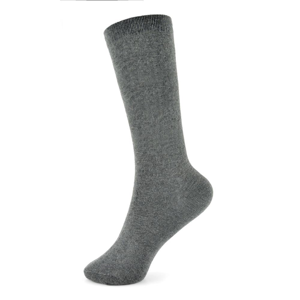 Kids Girls Plain Knee High Socks Pack of 3 Comfortable School Cotton Socks