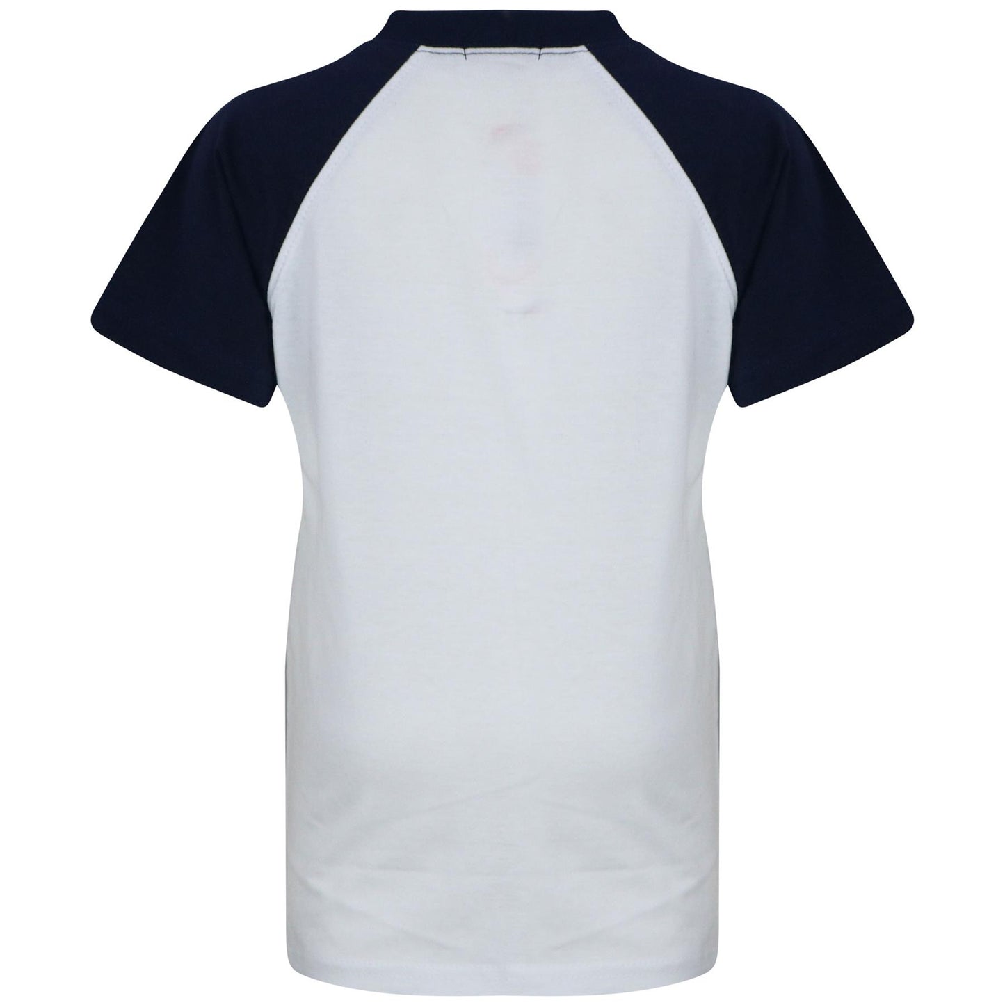 Kids Raglan Style Pyjamas Contrast T Shirt Shorts Loungewear Girls Boys Age 5-13