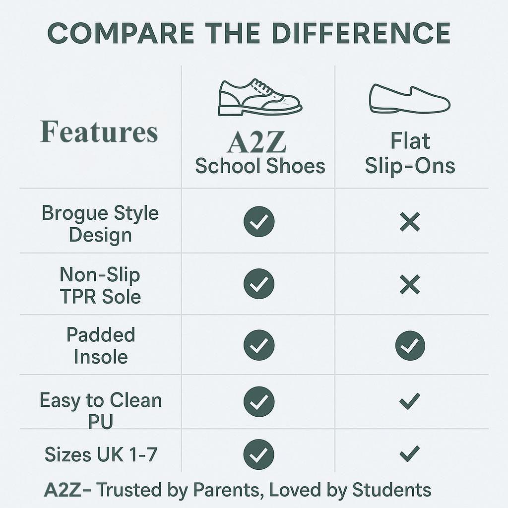 A2Z Girls Teens Ladies Brogue School University Office Lace Up PU Leather Shoes