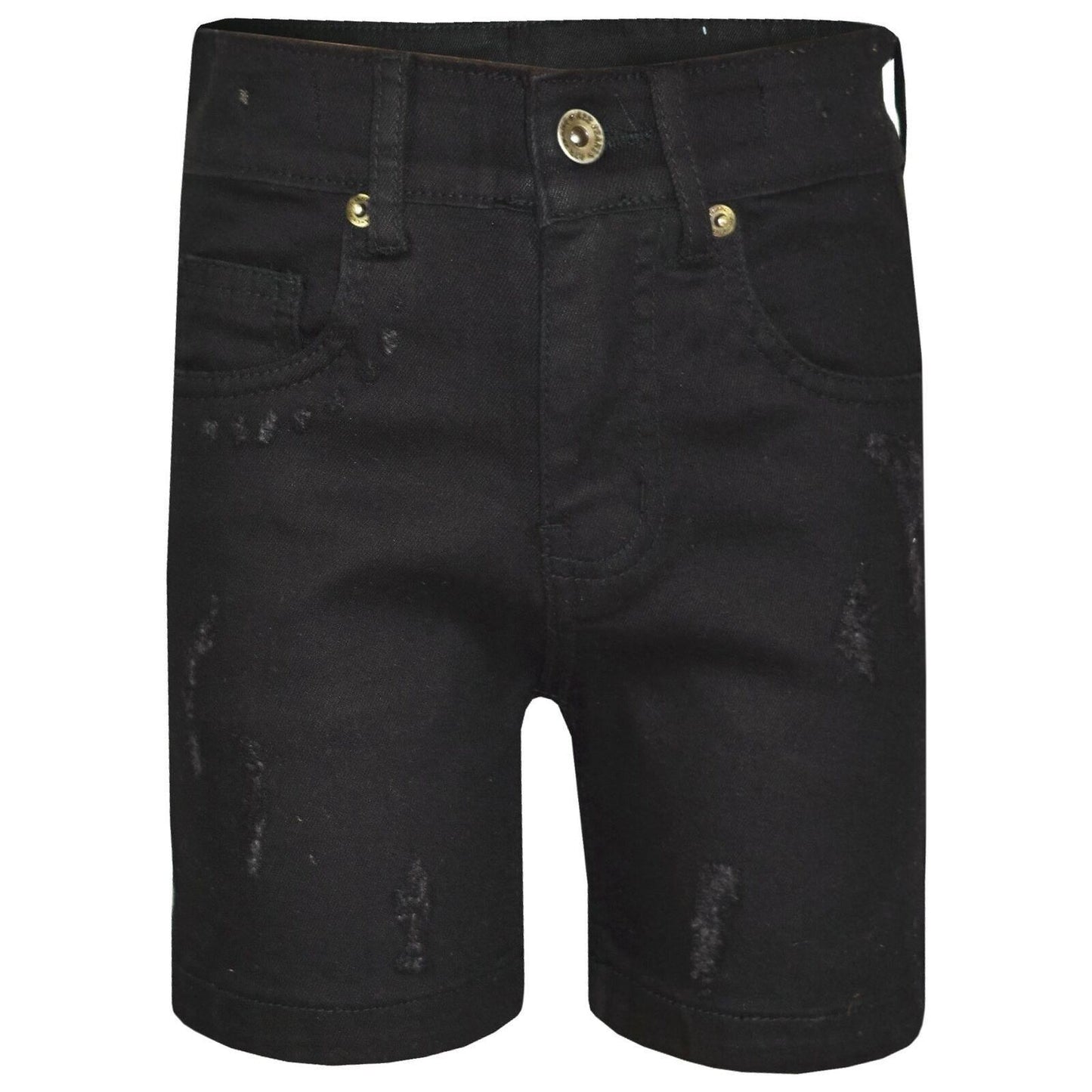 Kids Boys Distressed Denim Shorts Comfort Stretch Jeans Trouser Pants Age 5-13