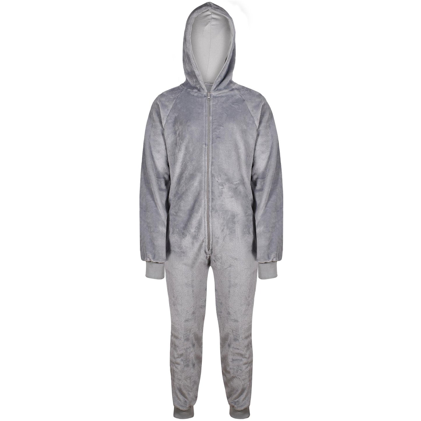 A2Z 4 Kids Girls Boys Plain Fleece Hooded Onesie Soft Comfortable for Children