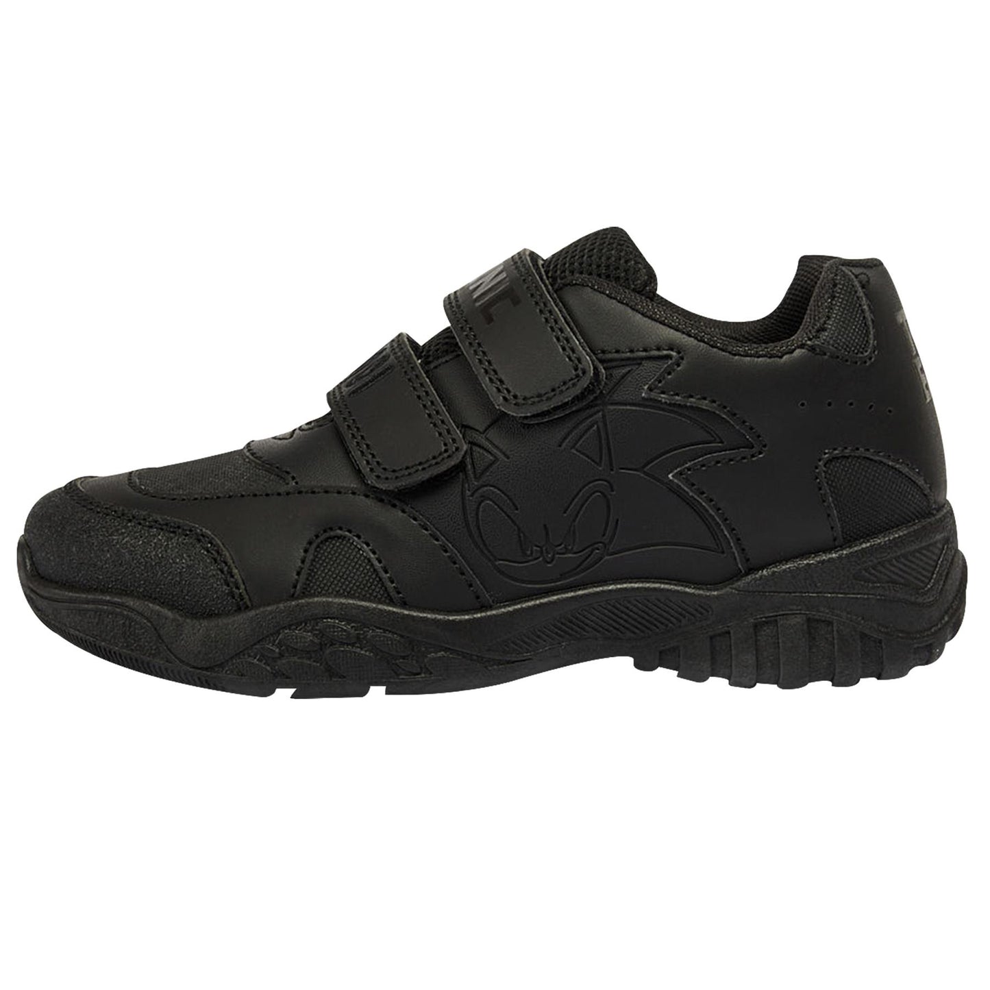 Boys School Shoes Official Licensed Sonic Sneaker Touch Fasten Athletic Trainers