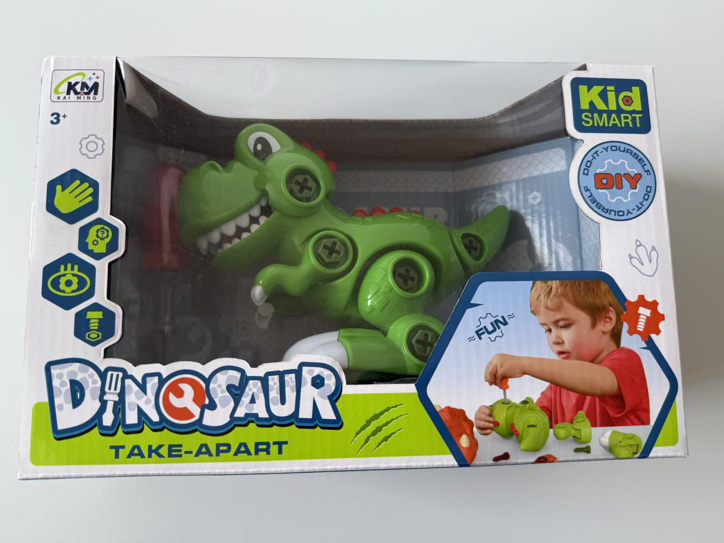 Kids Dinosaur Take-Apart Toy T-Rex Toy with Tools STEM DIY Build & Learn Toy