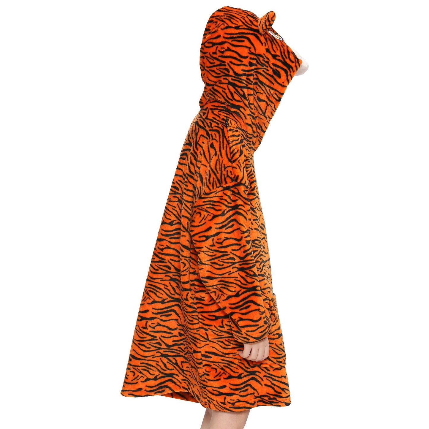 Unisex Men's Ladies Oversized Hoodie Printed Snuggle Super Soft Warm Blanket