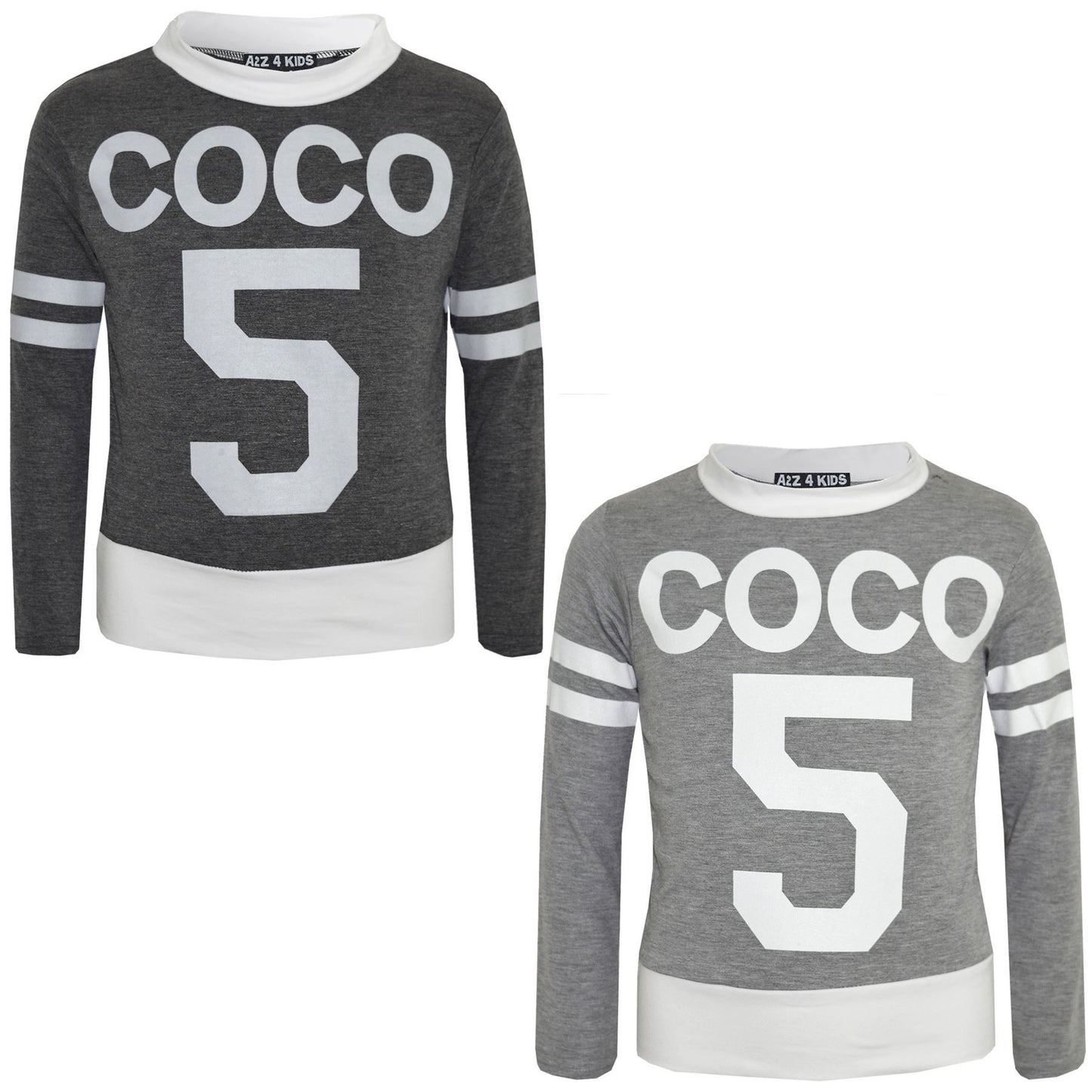 Girls Top Kids COCO 5 Print Trendy Crop Top & Fashion Legging Set Age 7-13 Years
