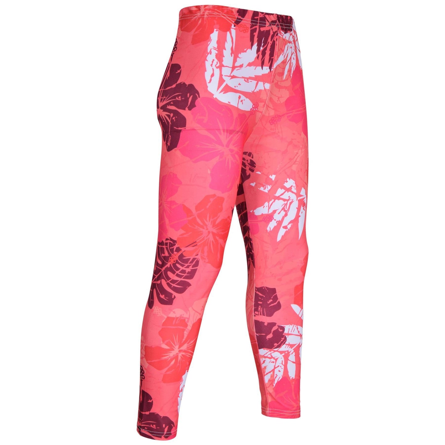 Kids Girls Legging Camo Leaves Print Summer Fashion Bottoms 7-13 Yr