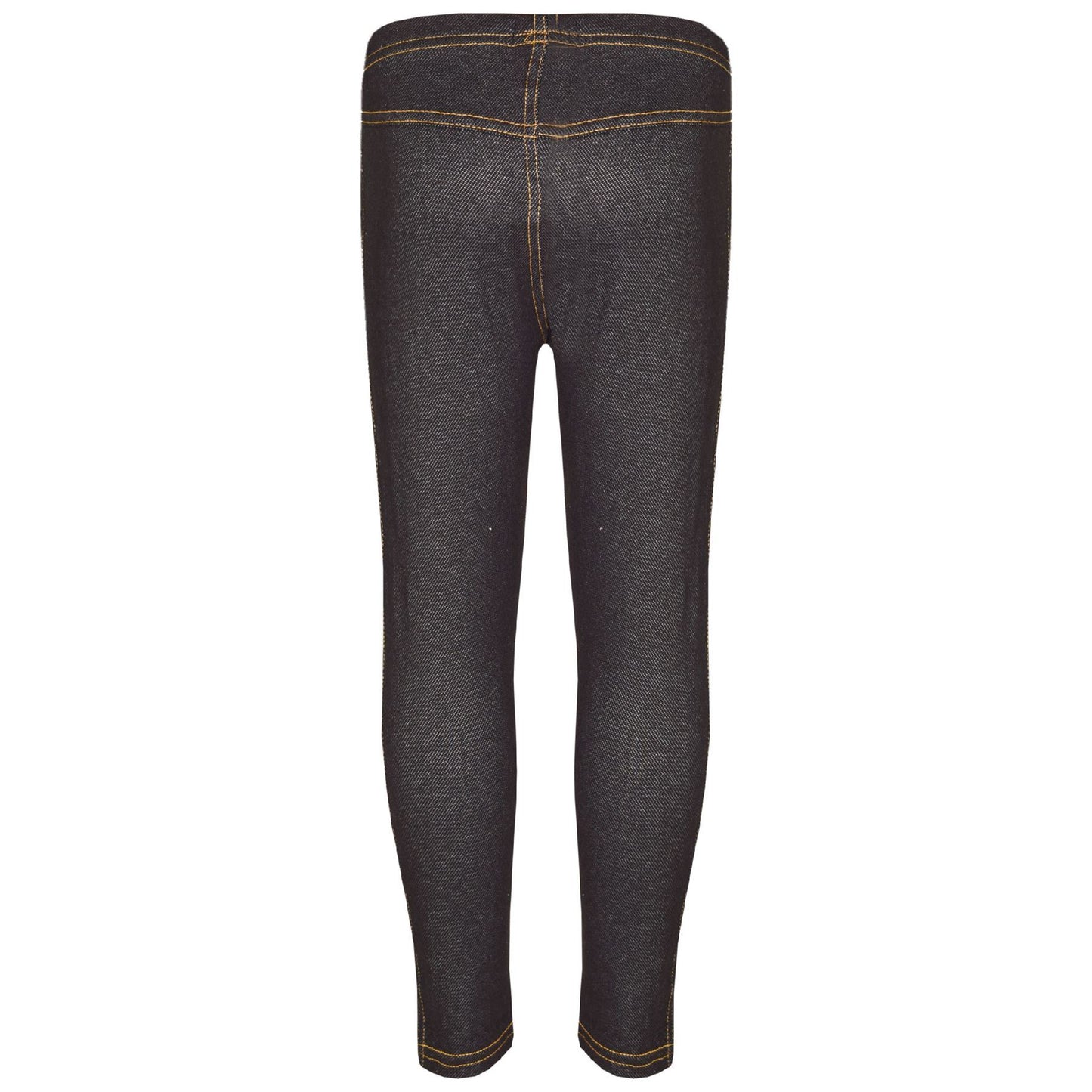 Kids Girls Stretchy Jeggings Black Denim Jeans Pants Leggings Trousers 2-13 Year