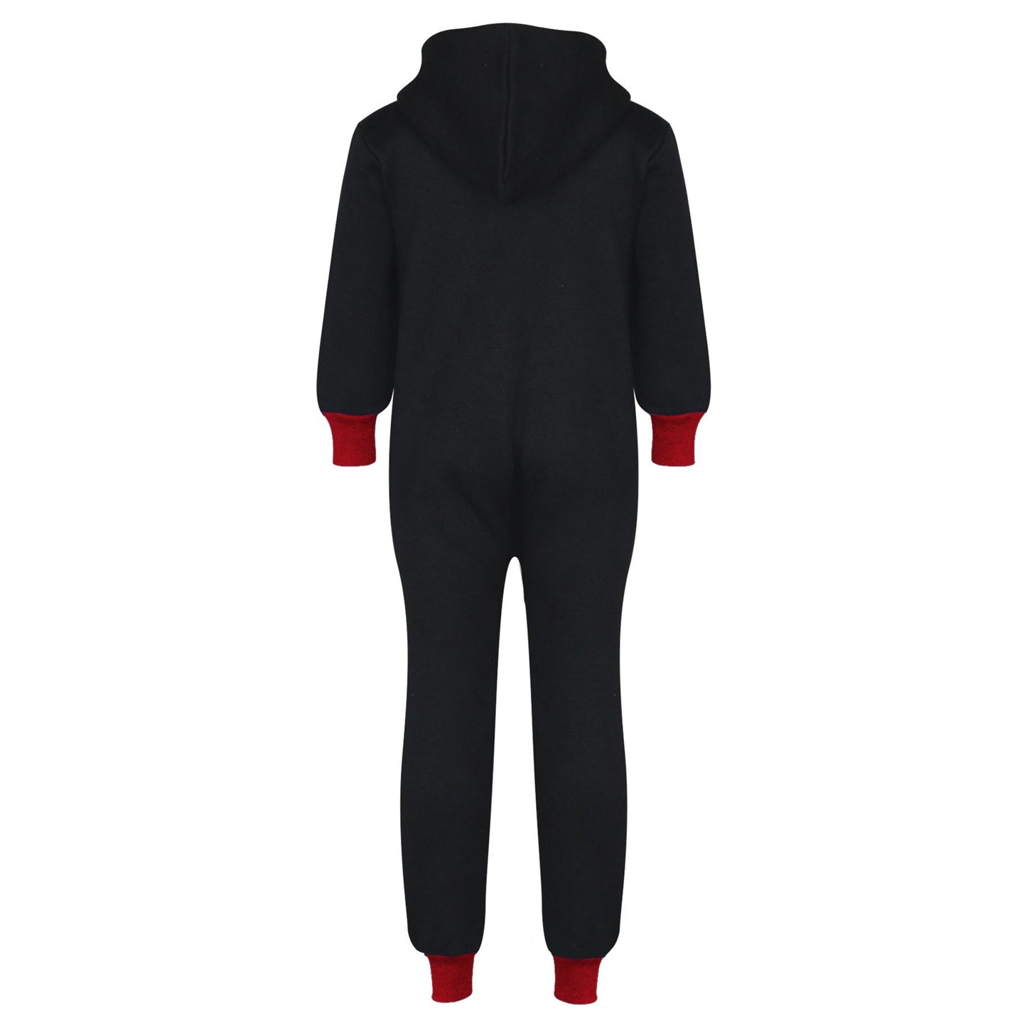 Kids Girls Boys A2Z Onesie One Piece Contrast Fleece Hoodie All In One Jumpsuit