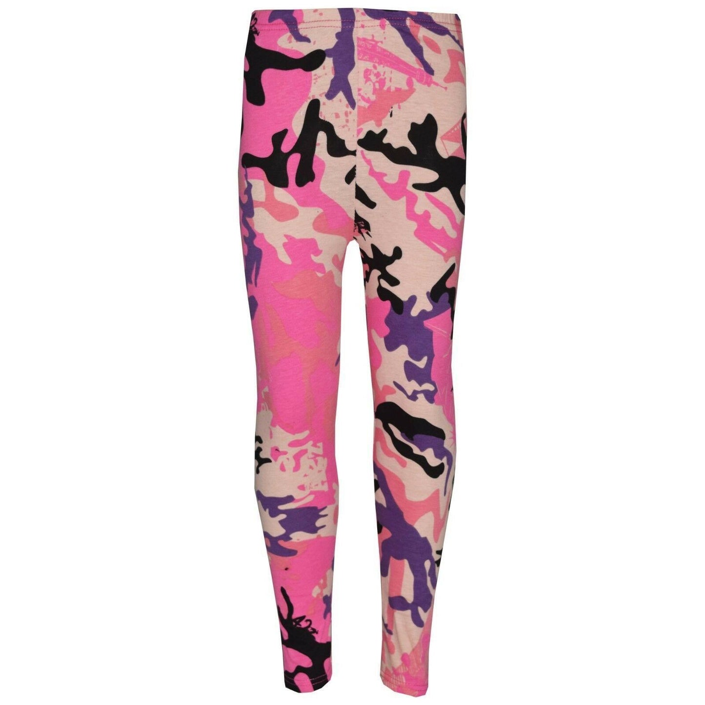 Kids Girls Legging Designer's Camouflage Print Trendy Fashion Leggings 5-13 Year