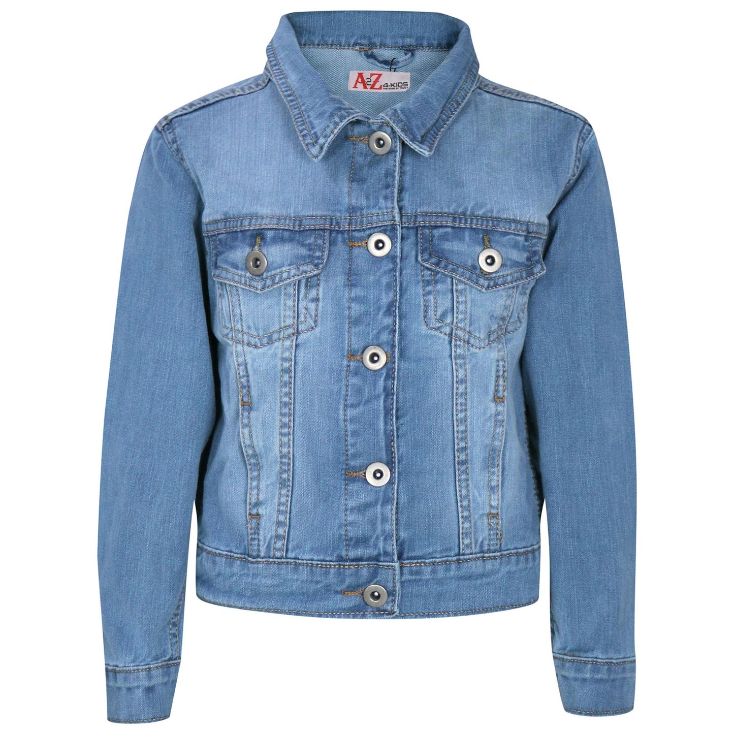 Kids Girls Jackets Denim Style Fashion Jean Jacket Coat New Age 3-13 Years