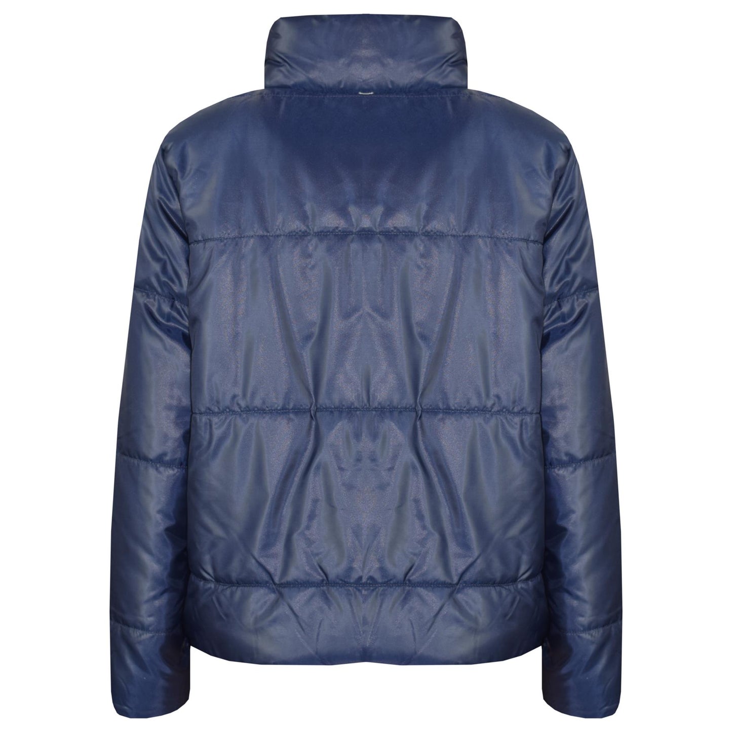 Girls Jacket Kids Wetlook Cropped Padded Quilted Puffer Bubble Jackets Coat 5-13