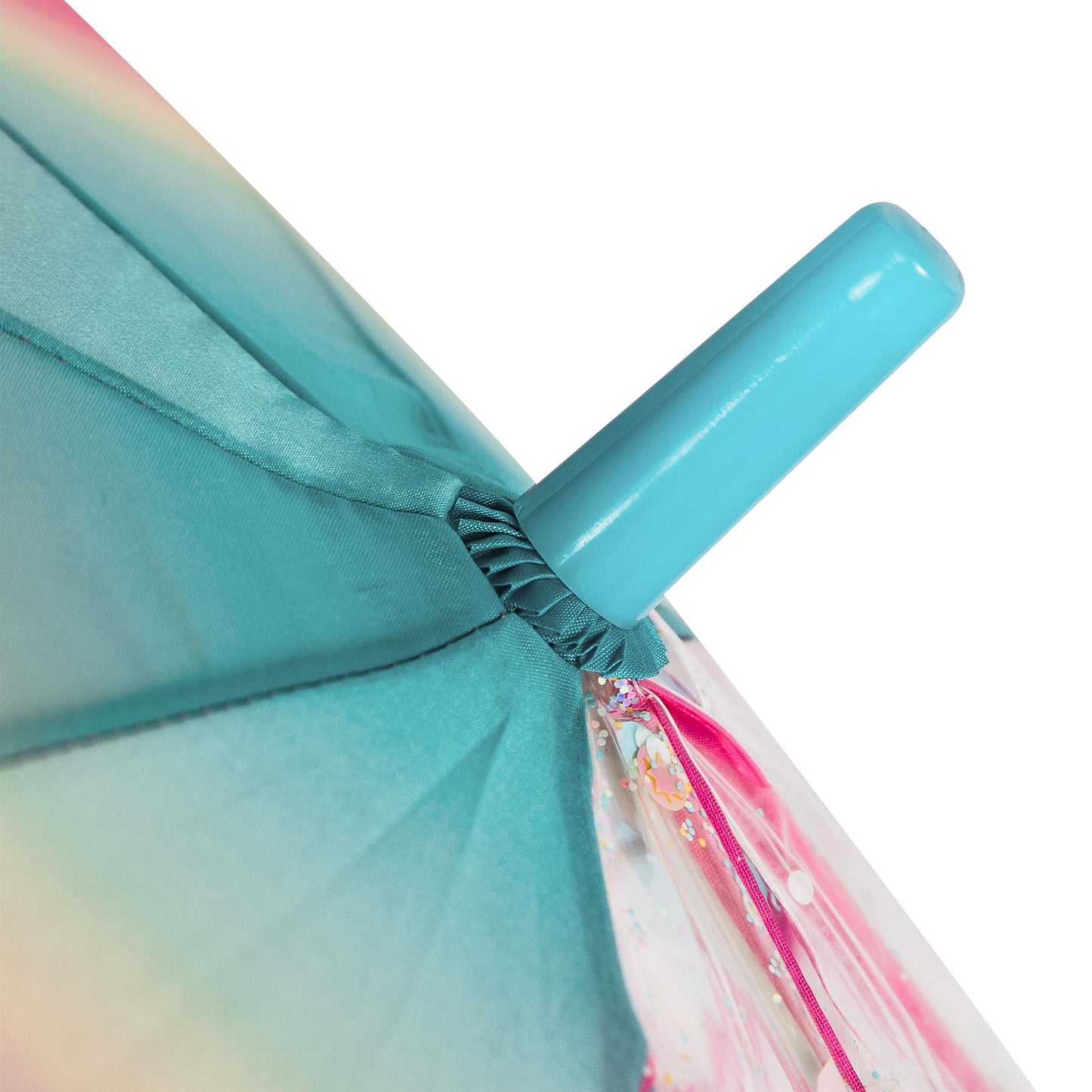 A2Z 4 Kids Stick Umbrella Rainbow Walking Umbrellas Wind Water Proof 95cm Brolly