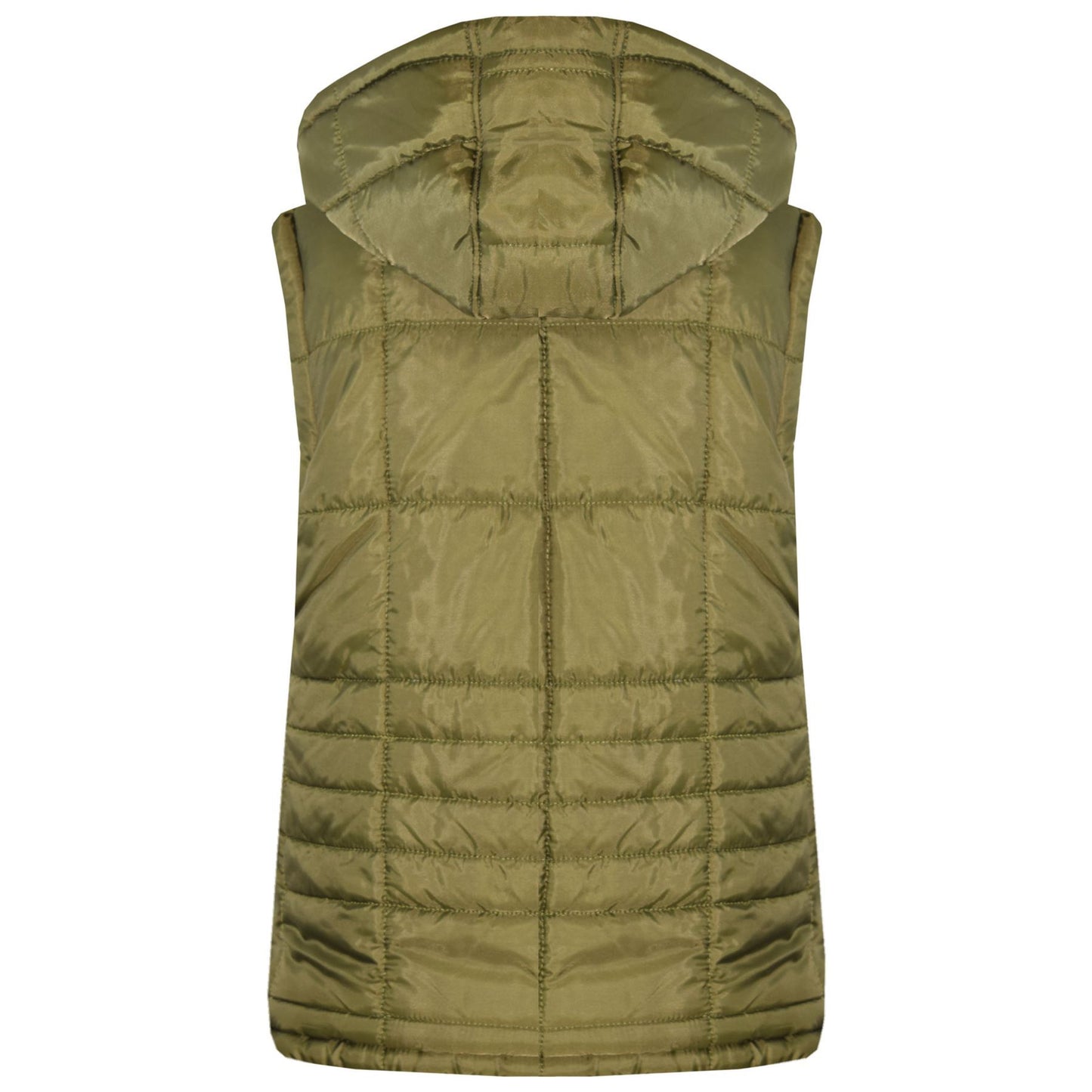 A2Z 4 Kids Girls Boys Sleeveless Hooded Padded Quilted Lined Gilet Bodywarmer Fashion Jackets Age 5 6 7 8 9 10 11 12 13 Years