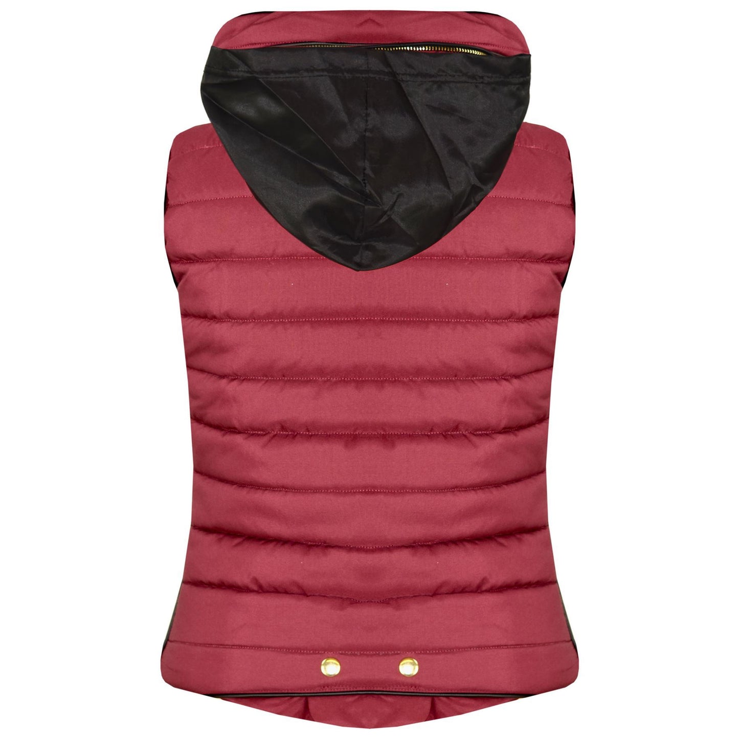 A2Z 4 Kids Kids Girls Boys Designer's Wine Sleeveless Hooded Padded Quilted Puffer Bubble Gilet Bodywarmer Jackets 5 6 7 8 9 10 11 12 13 Years