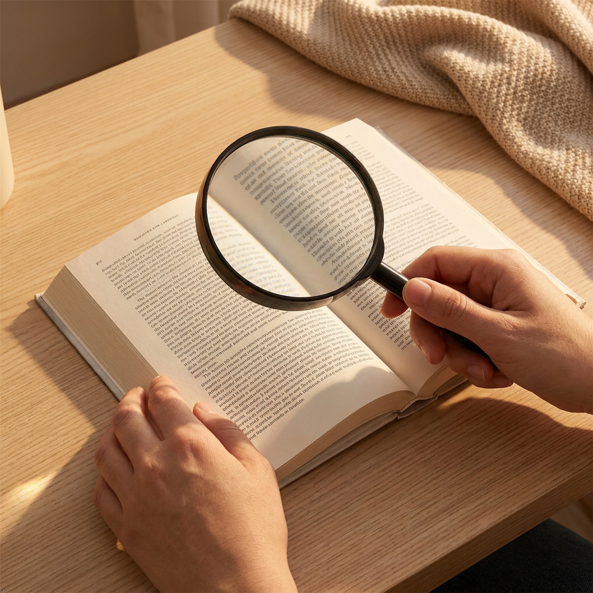 2pc Magnifying Glass Set 2x Handheld Magnifier Reading Hobby Craft Inspection