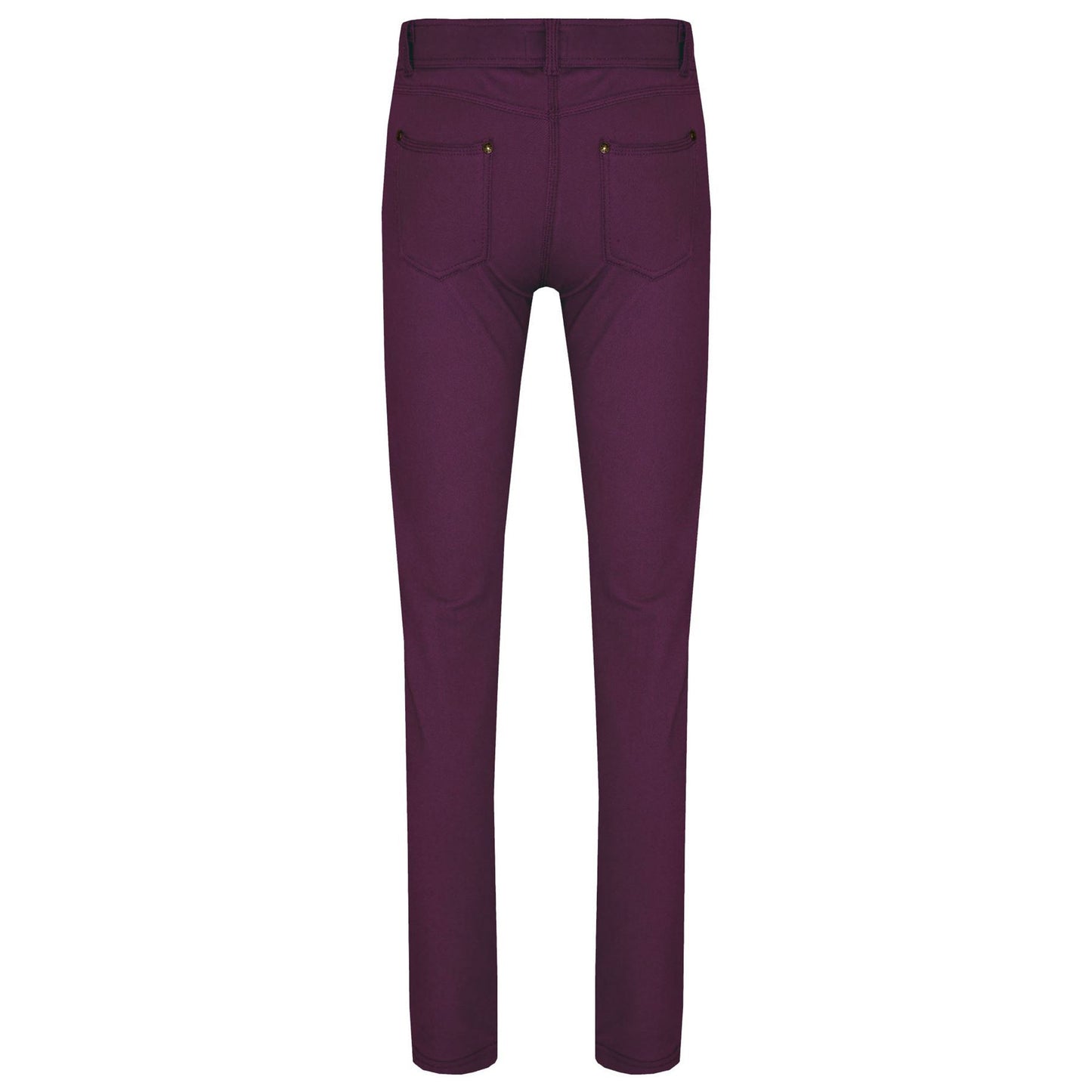 Kids Skinny Jeans Girls Stretchy Jeggings Fit Pants Coloured Trousers 5-13 Years